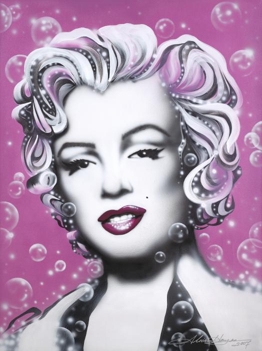 marilyn monroe artwork. Marilyn Monroe Painting