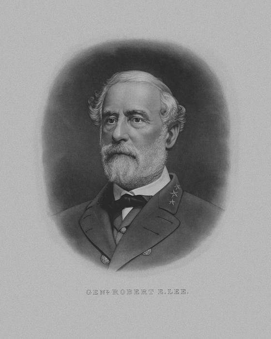 robert e lee civil war general. General Robert E. Lee Painting