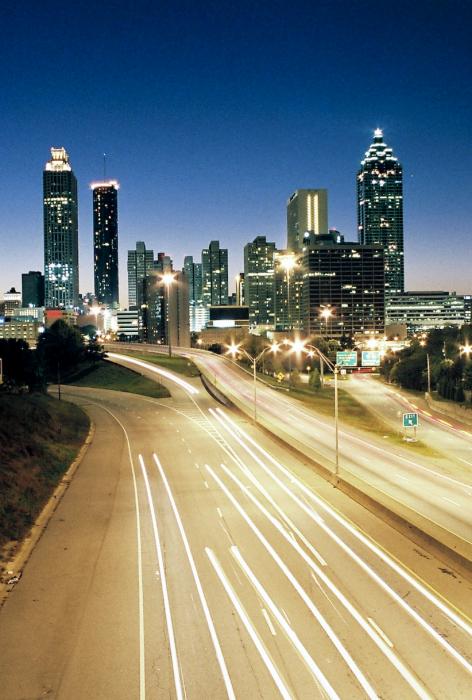 Atlanta Skyline Photograph - Atlanta Skyline Fine Art Print