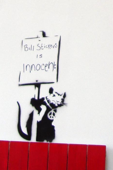 banksy rat stencil. Fine Art Print - Amy