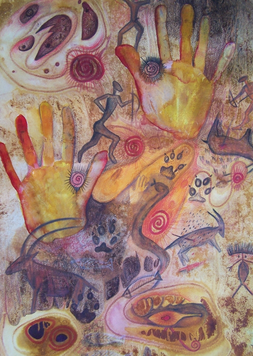 Bushman Comes Alive Painting - Bushman Comes Alive Fine Art Print