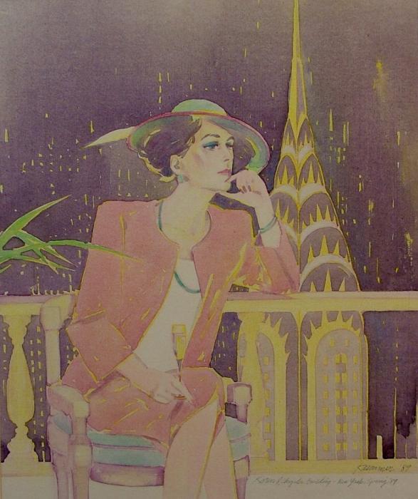 art deco paintings, art nouveau paintings, women paintings, 