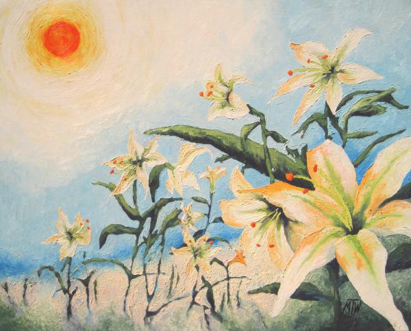 Consider the Lilies Painting - Consider the Lilies Fine Art Print