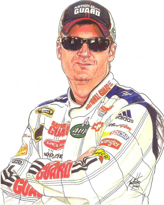 dale earnhardt jr. foto. Dale Earnhardt Jr. Drawing