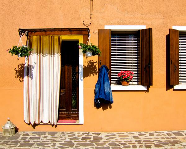 Doors and Windows III Burano Italy Photograph - Doors and Windows III Burano 
