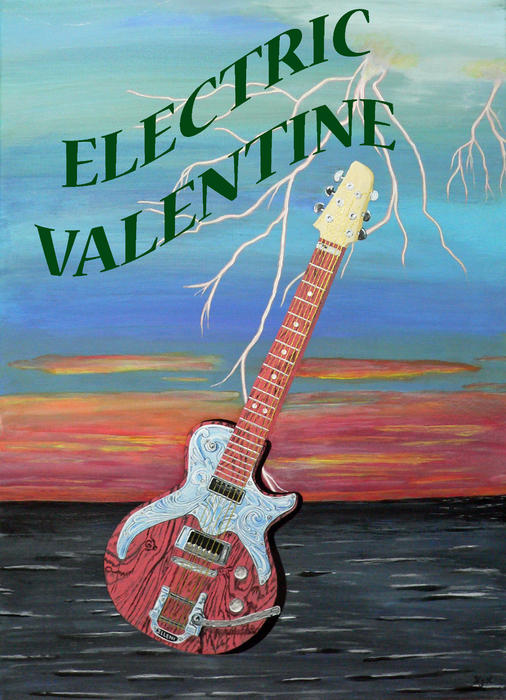 Electric Valentine Painting - Electric Valentine Fine Art Print. Electric Valentine Painting by Eric Kempson. Tags: electric paintings, valentine paintings, 