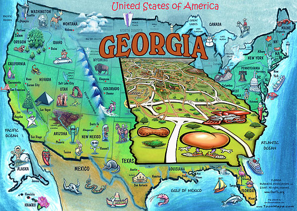 detailed map of usa with states and. detailed map of usa with