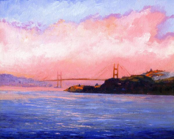 golden gate bridge. Golden Gate Bridge Painting