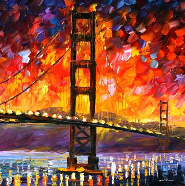 golden gate bridge pictures. Golden Gate Bridge Painting