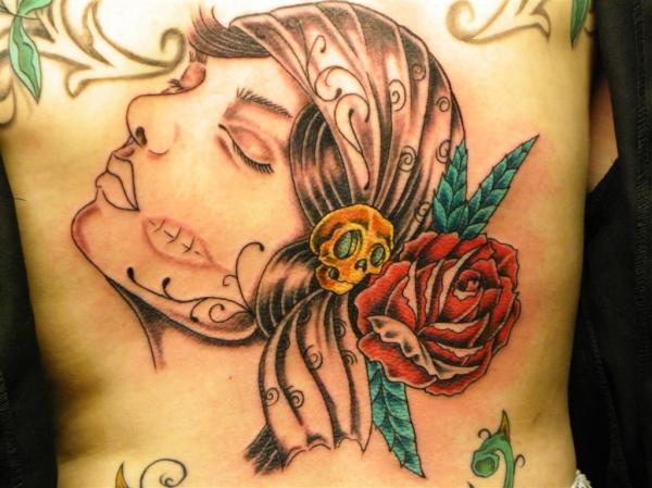 gypsy tattoo. Gypsy Mixed Media - Tattoo Joe