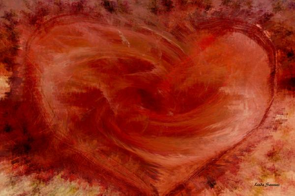 Hearts of Fire Digital Art - Hearts of Fire Fine Art Print