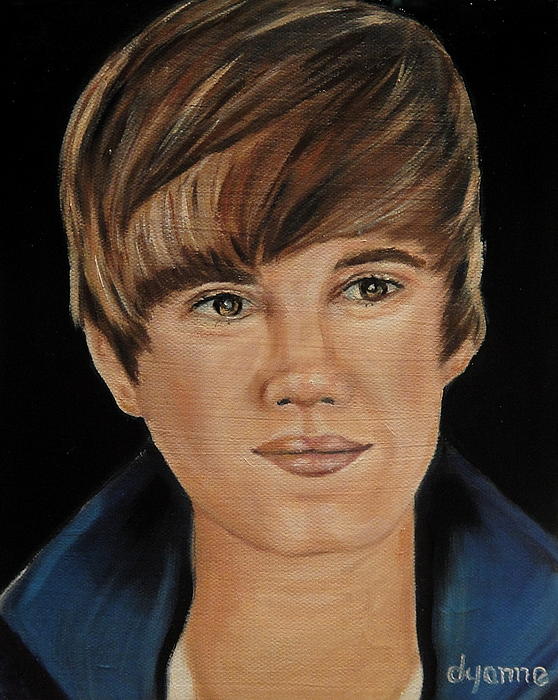 justin bieber pictures to print. Justin Bieber Painting