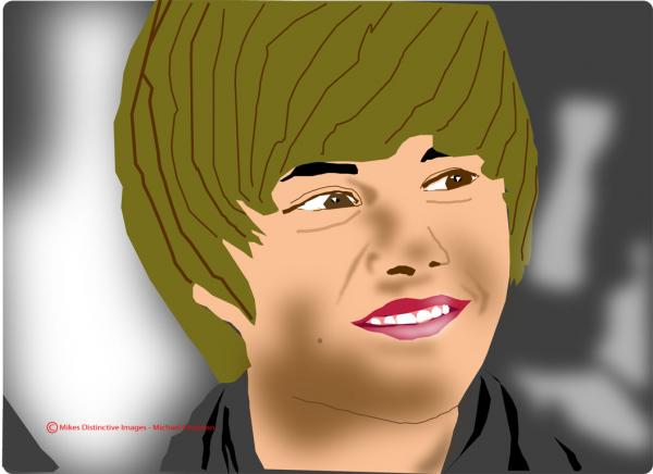 justin bieber pictures to print and color. Justin Bieber Digital Art