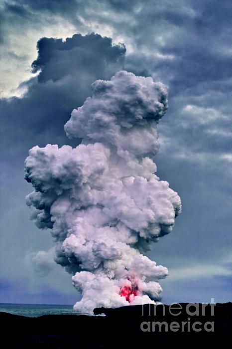 eruptions of kilauea. Kilauea Eruption Photograph
