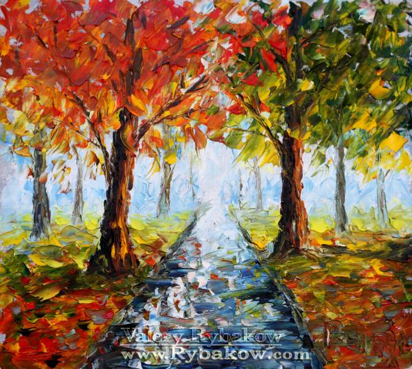 paintings of nature photos. painting AUTUMN NATURE 145