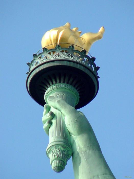 statue of liberty torch. Liberty Torch Photograph