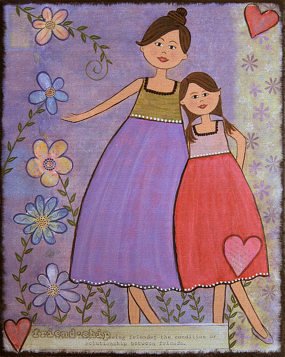 images of love and friendship. Love and Friendship Painting