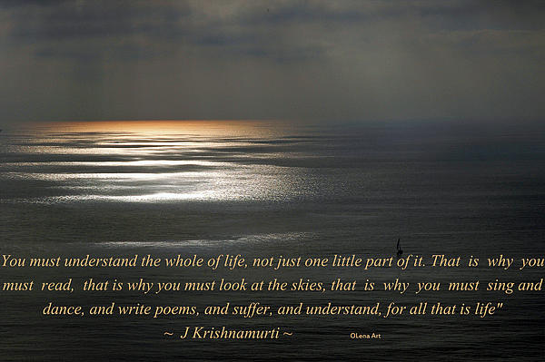 Morning Ocean Quote Greeting Card
