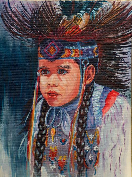 native american paintings photo