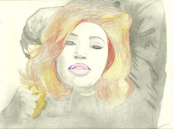 Nicki Minaj Drawing - Nicki Minaj Fine Art Print