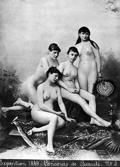 Nude Group 1889 Greeting Card