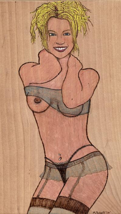 oops I did it again Pyrography by Mark Padgett
