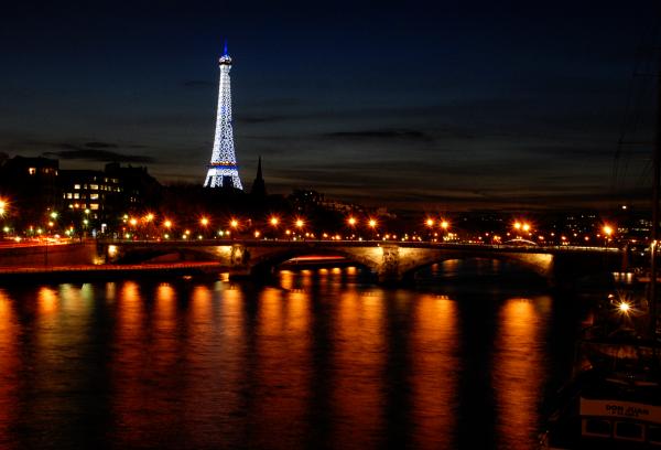 paris france at night. Paris by Night Photograph