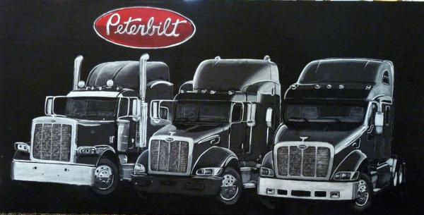 Peterbilt Trucks Greeting Card