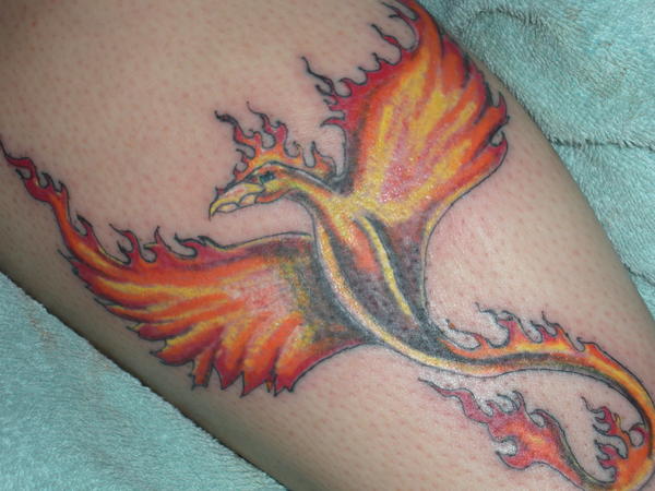 Tattoo has title Phoenix bird Tattoo has Phoenix bird Tattoo has