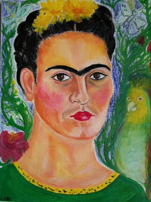 frida kahlo paintings. Portrait of Frida Kahlo