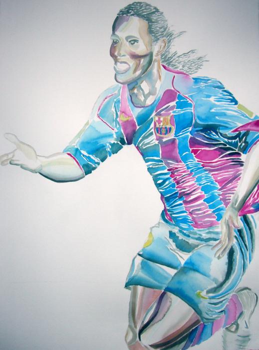 ronaldinho painting