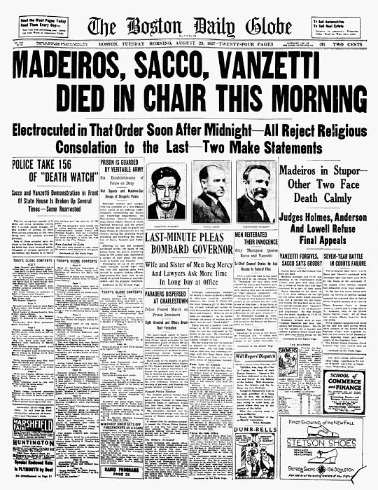 Sacco Vs Vanzetti