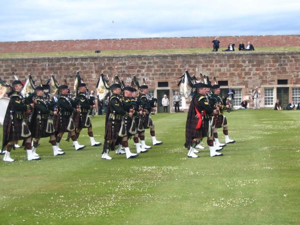Scotland Fort George Garrison Seaforth Highlanders Photograph - Scotland 