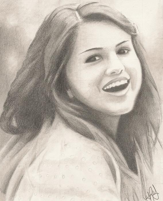 selena gomez drawing. Selena Gomez Drawing - Selena
