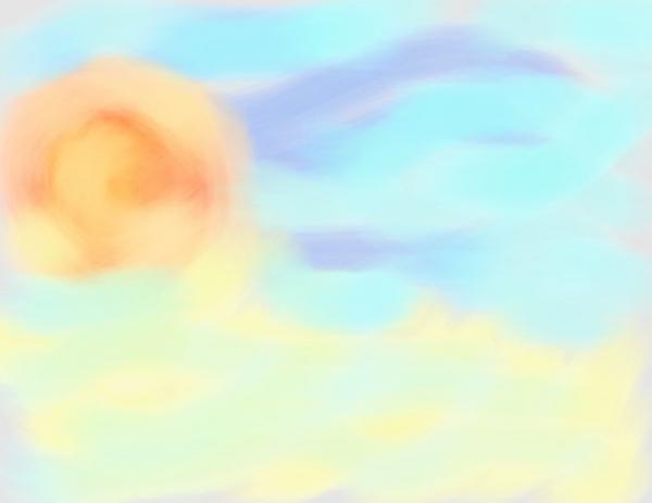 sunny skies wallpaper. Sunny Sky Digital Art - Sunny Sky Fine Art Print