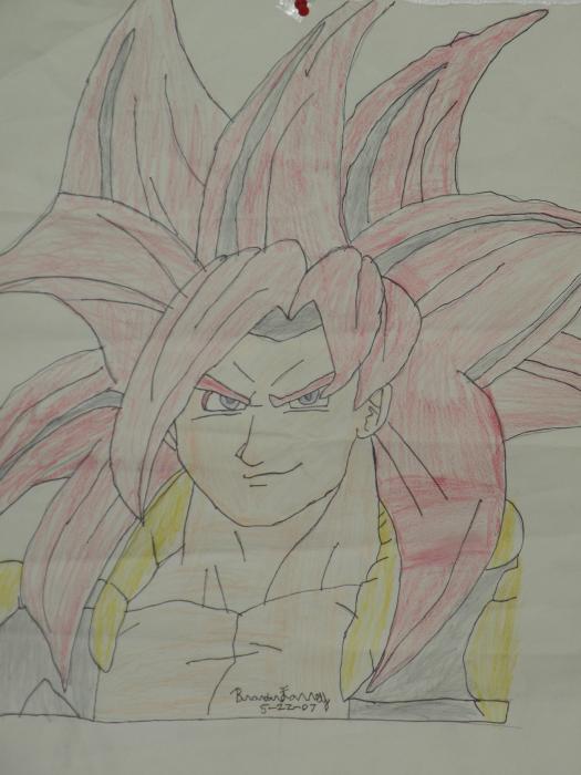 super saiyan 2 gogeta. Super Saiyan 4 Gogeta Drawing