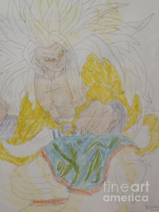 Goku Super Saiyan Drawings. goku super saiyan drawing.
