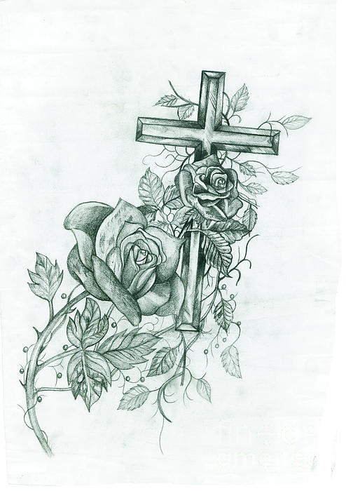with Crosses+with+roses