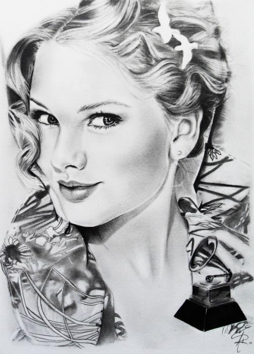 Taylor Swift Drawing - Taylor