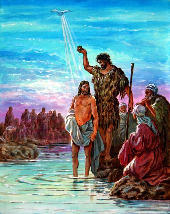 The Baptism of Jesus Painting - The Baptism of Jesus Fine Art Print