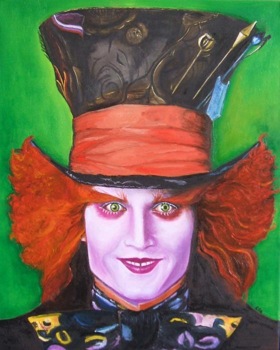 Johnny Depp The Mad Hatter Costume. ~Mad hatter birthday cake for