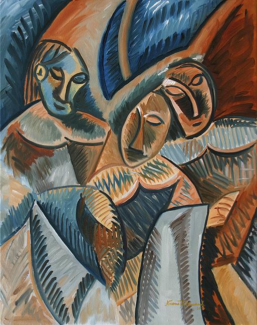 picasso paintings of women. Three Women after Picasso