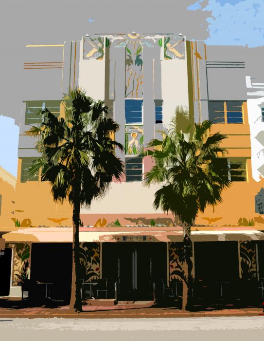 art deco buildings in miami. Two Palms Art Deco Building