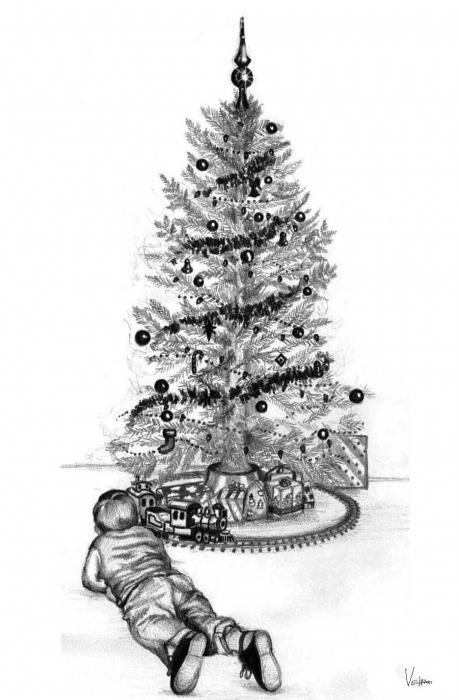 christmas tree drawings children. Music Downloads Blog В Piano Lesson 