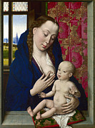 Famous Artists - The Virgin and Child by Dieric Bouts