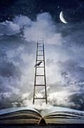 Sandra Cunningham - Conceptual image of open book with... Sandra Cunningham - Conceptual image of open book with...