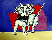 Artist  Singh - White Cat 2
