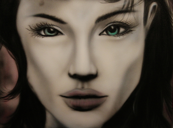Angelina Painting - Angelina by Keith Monyahan - angelina-keith-monyahan