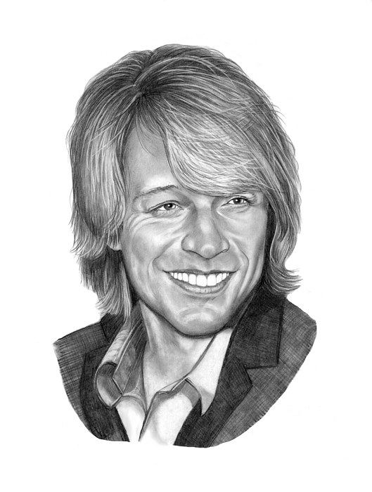 Jon Bon Jovi Drawing  Jon Bon Jovi by Murphy Elliott