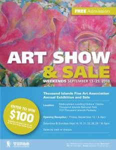 Thousand Islands Fine Art Association Annual Show